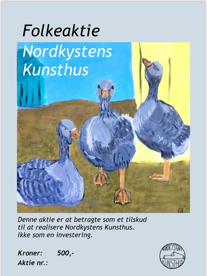 Titel:  “Gåsegården”
Kunstner: Else Andersen