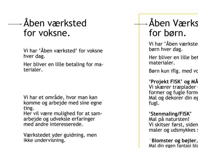 Temauger og aktiviteter, sommer 2022. 
Folderen kan foldes i tre sider, derfor vender den bagvendt her.
